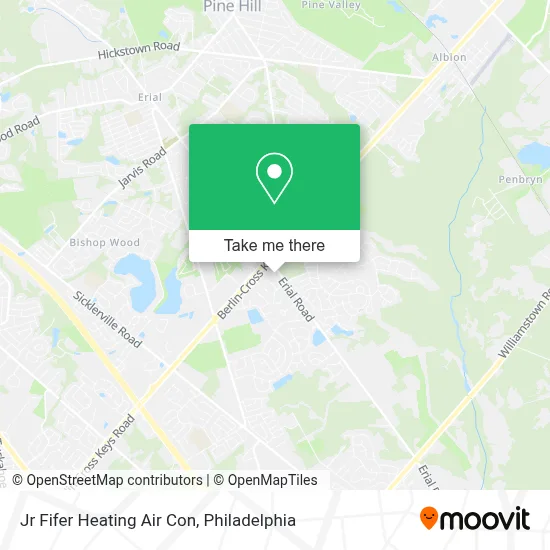 Jr Fifer Heating Air Con map
