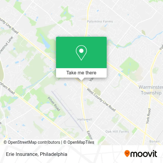 Erie Insurance map