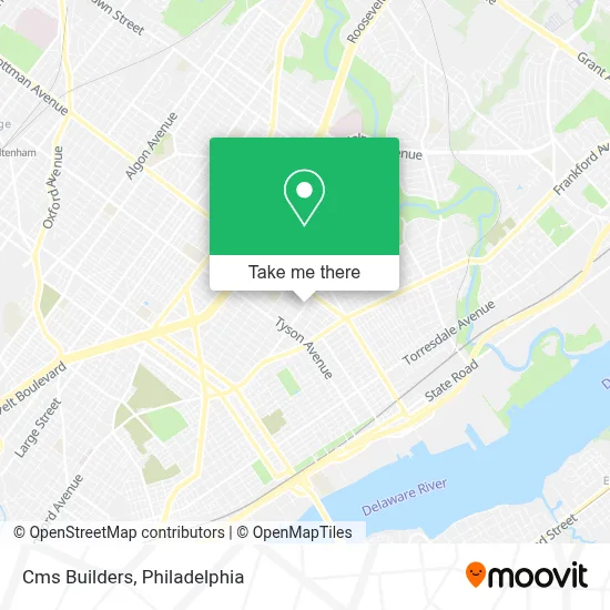 Cms Builders map
