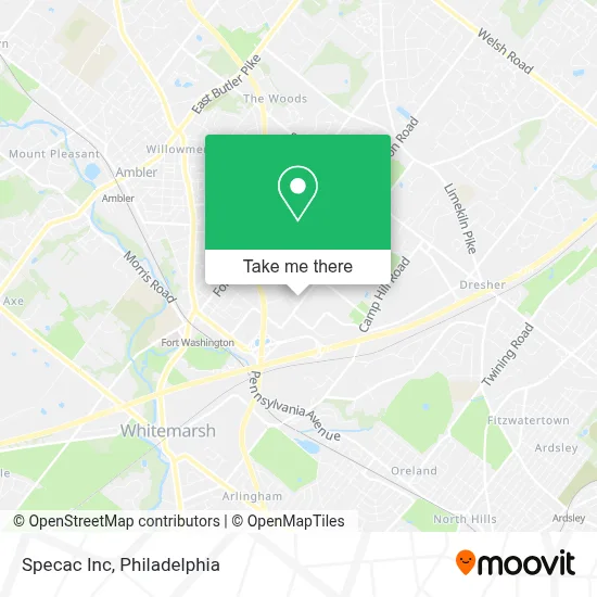 Specac Inc map