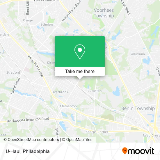 U-Haul map