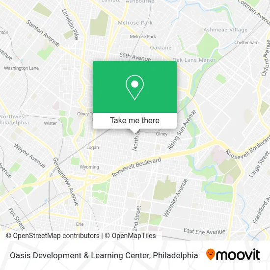 Oasis Development & Learning Center map