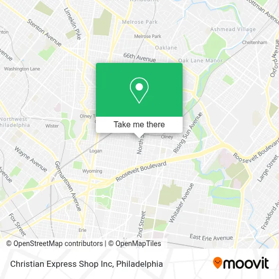 Christian Express Shop Inc map