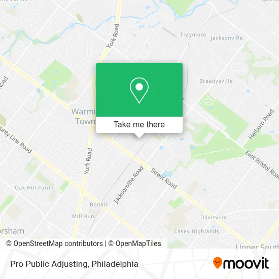 Pro Public Adjusting map