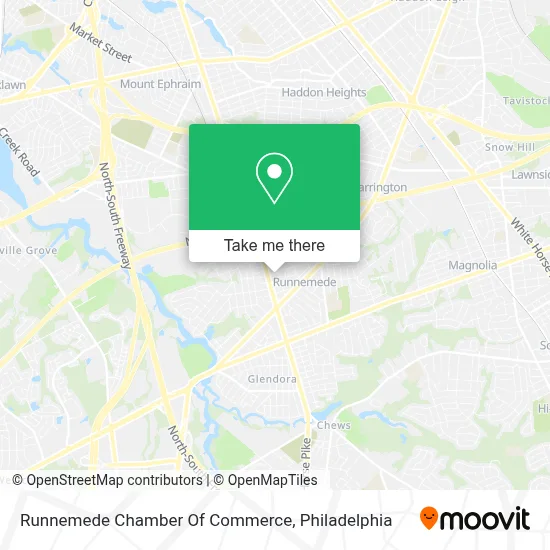 Runnemede Chamber Of Commerce map