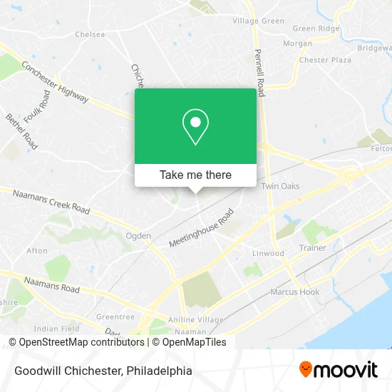 Goodwill Chichester map