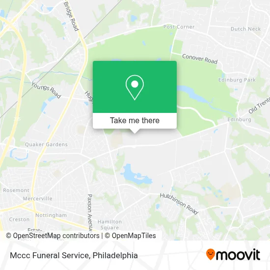 Mccc Funeral Service map
