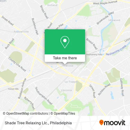 Shade Tree Relaxing Llc. map