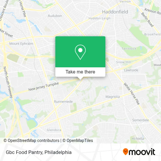 Gbc Food Pantry map