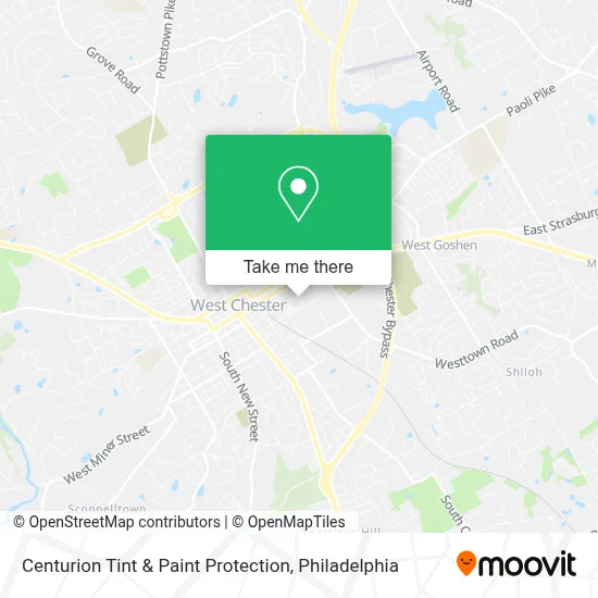 Centurion Tint & Paint Protection map