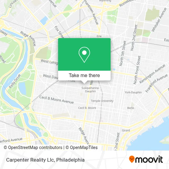 Carpenter Reality Llc map