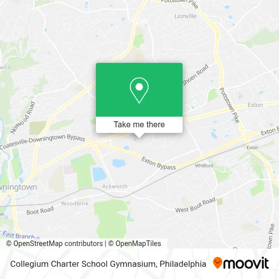 Collegium Charter School Gymnasium map