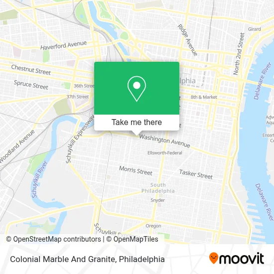Colonial Marble And Granite map