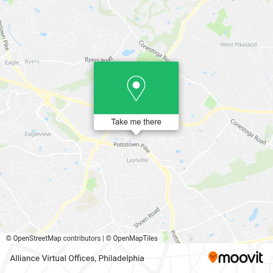 Alliance Virtual Offices map