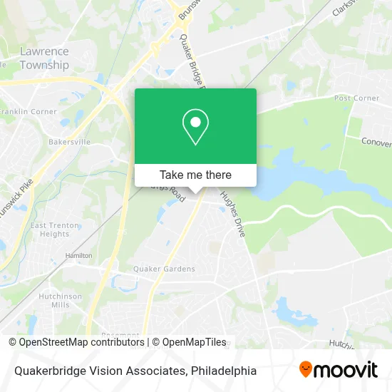 Quakerbridge Vision Associates map