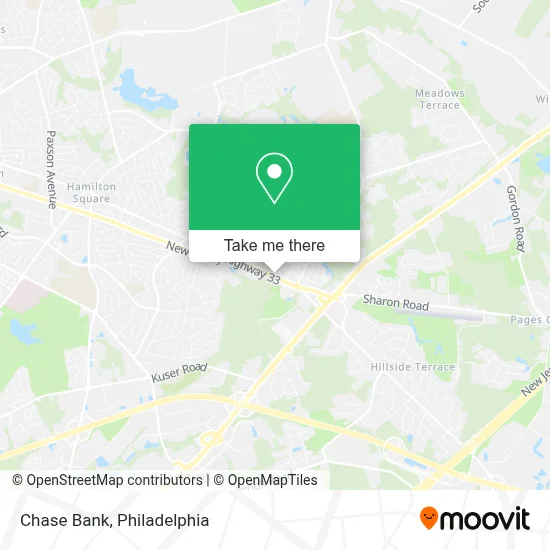 Chase Bank map