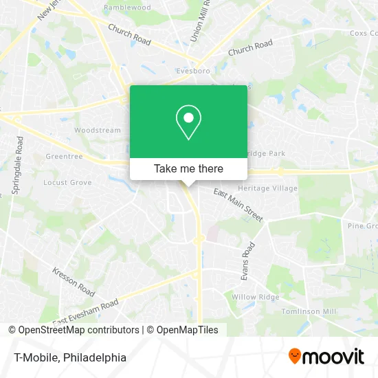 T-Mobile map