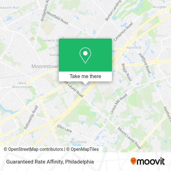 Guaranteed Rate Affinity map