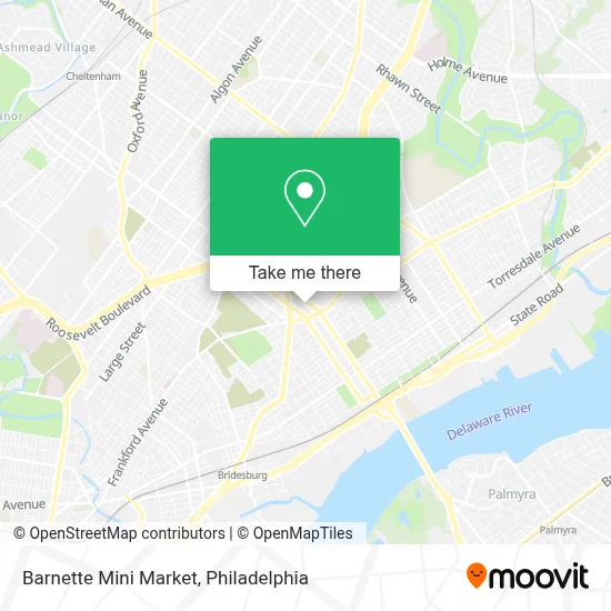 Barnette Mini Market map