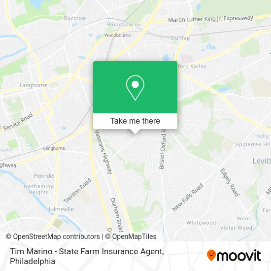 Tim Marino - State Farm Insurance Agent map