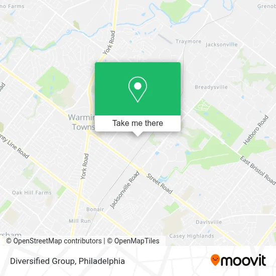 Diversified Group map