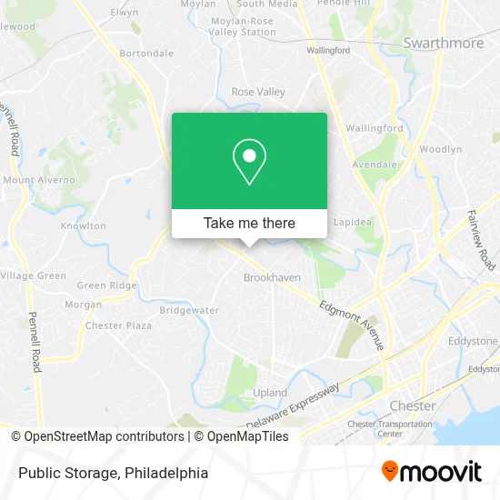 Public Storage map