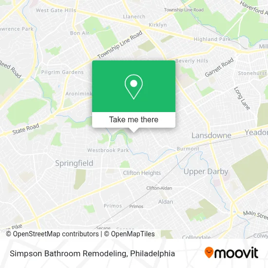 Simpson Bathroom Remodeling map