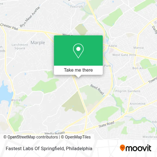 Fastest Labs Of Springfield map