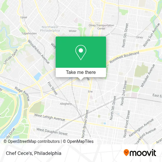 Chef Cece's map