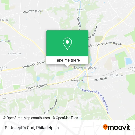 St Joseph's Ccd map