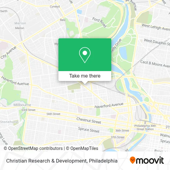 Christian Research & Development map