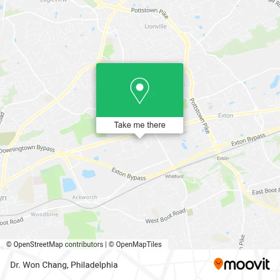 Dr. Won Chang map