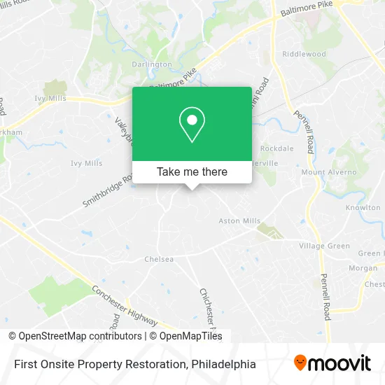 First Onsite Property Restoration map
