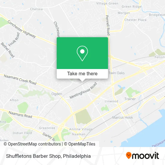 Shuffletons Barber Shop map