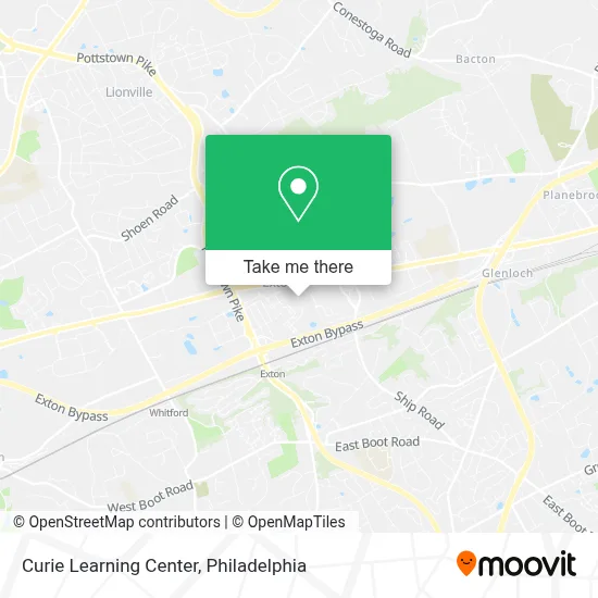 Curie Learning Center map