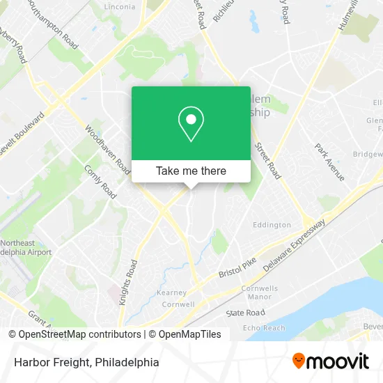 Harbor Freight map