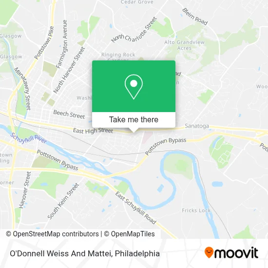 O'Donnell Weiss And Mattei map