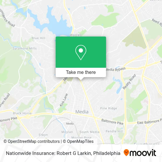 Nationwide Insurance: Robert G Larkin map