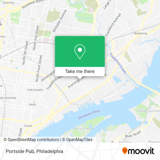 Portside Pub map