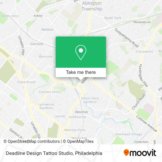 Deadline Design Tattoo Studio map