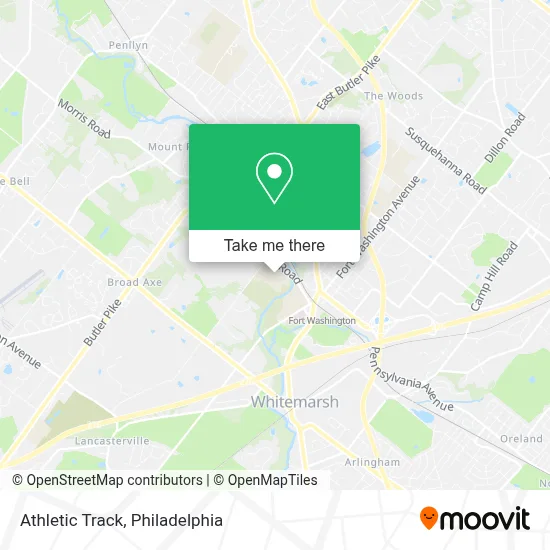 Athletic Track map