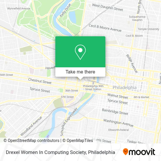 Drexel Women In Computing Society map