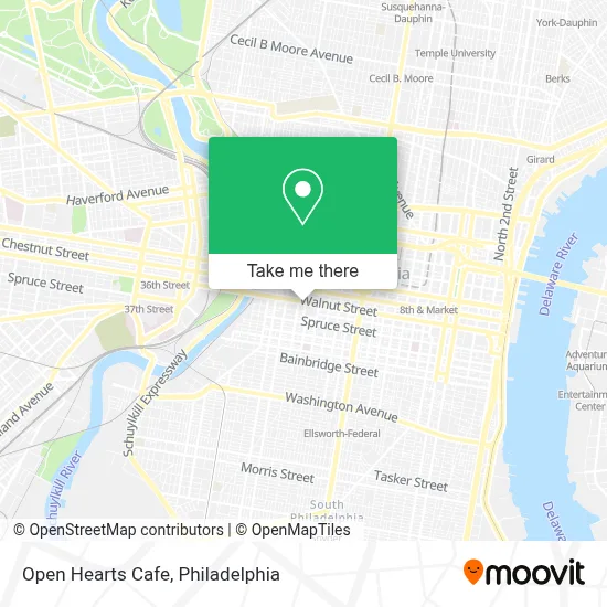 Open Hearts Cafe map