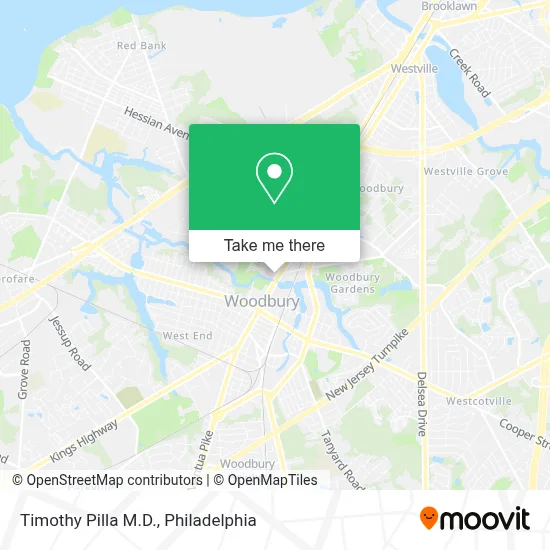 Timothy Pilla M.D. map