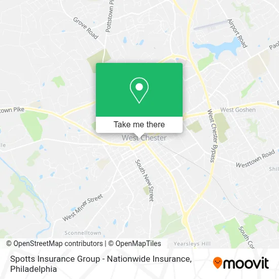 Spotts Insurance Group - Nationwide Insurance map