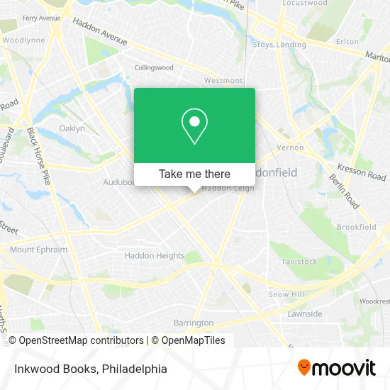 Inkwood Books map