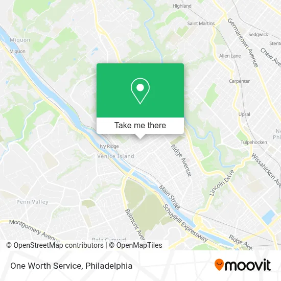 One Worth Service map