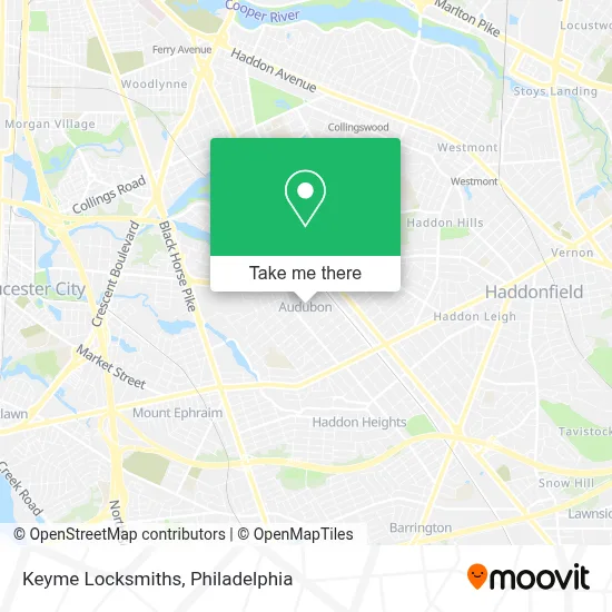 Keyme Locksmiths map