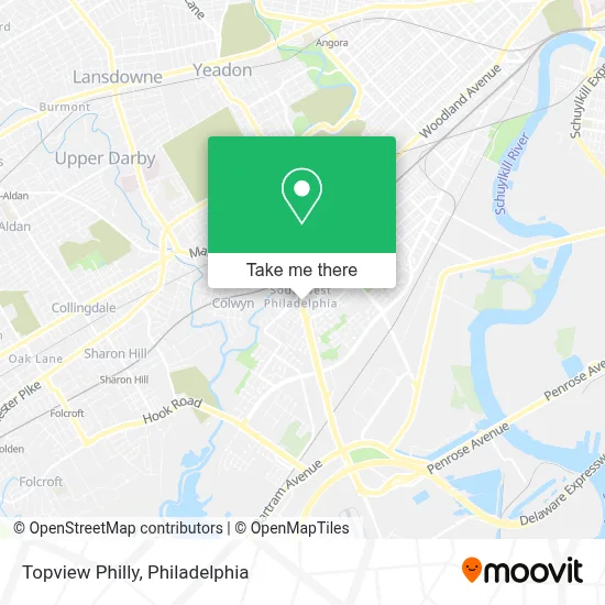 Topview Philly map