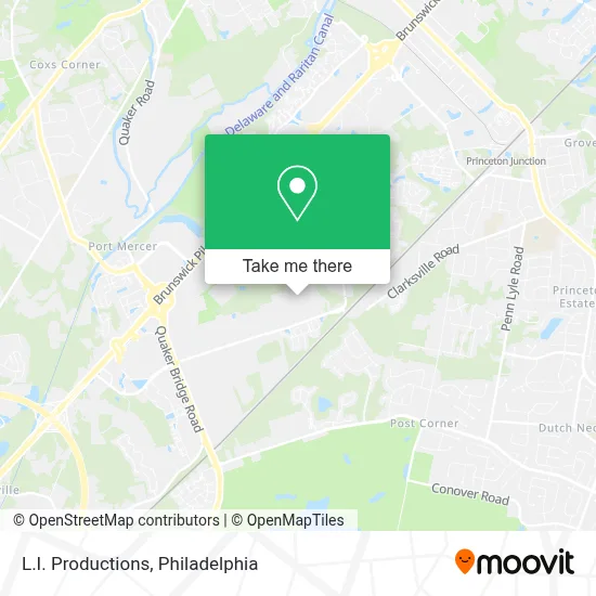 L.I. Productions map